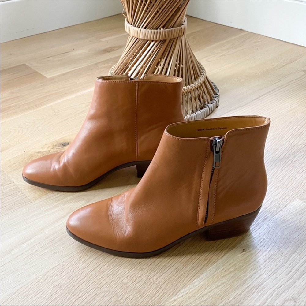 J. Crew Reagan Leather Booties - Picture 1 of 11
